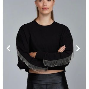Noli Fringe Sweatshirt NWT